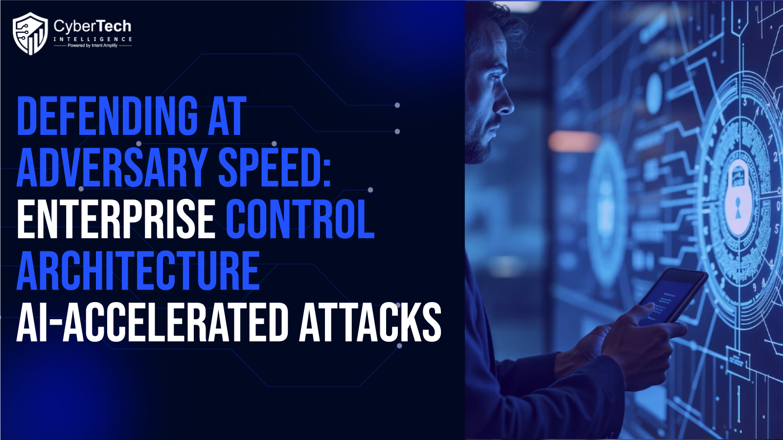 Defending at Adversary Speed: An Enterprise Control Architecture for AI-Accelerated Attacks