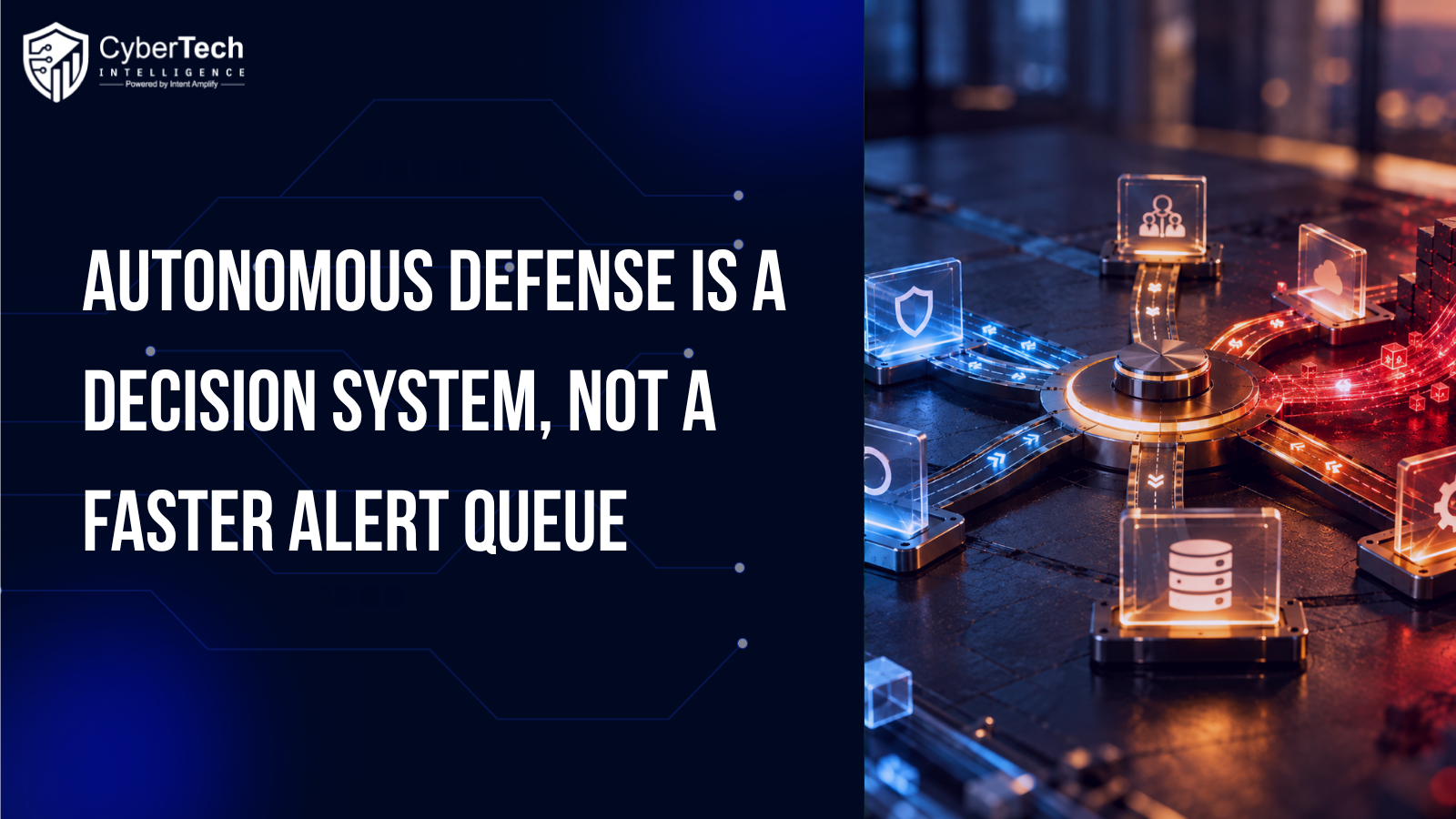 Autonomous Defense Is a Decision System, Not a Faster Alert Queue