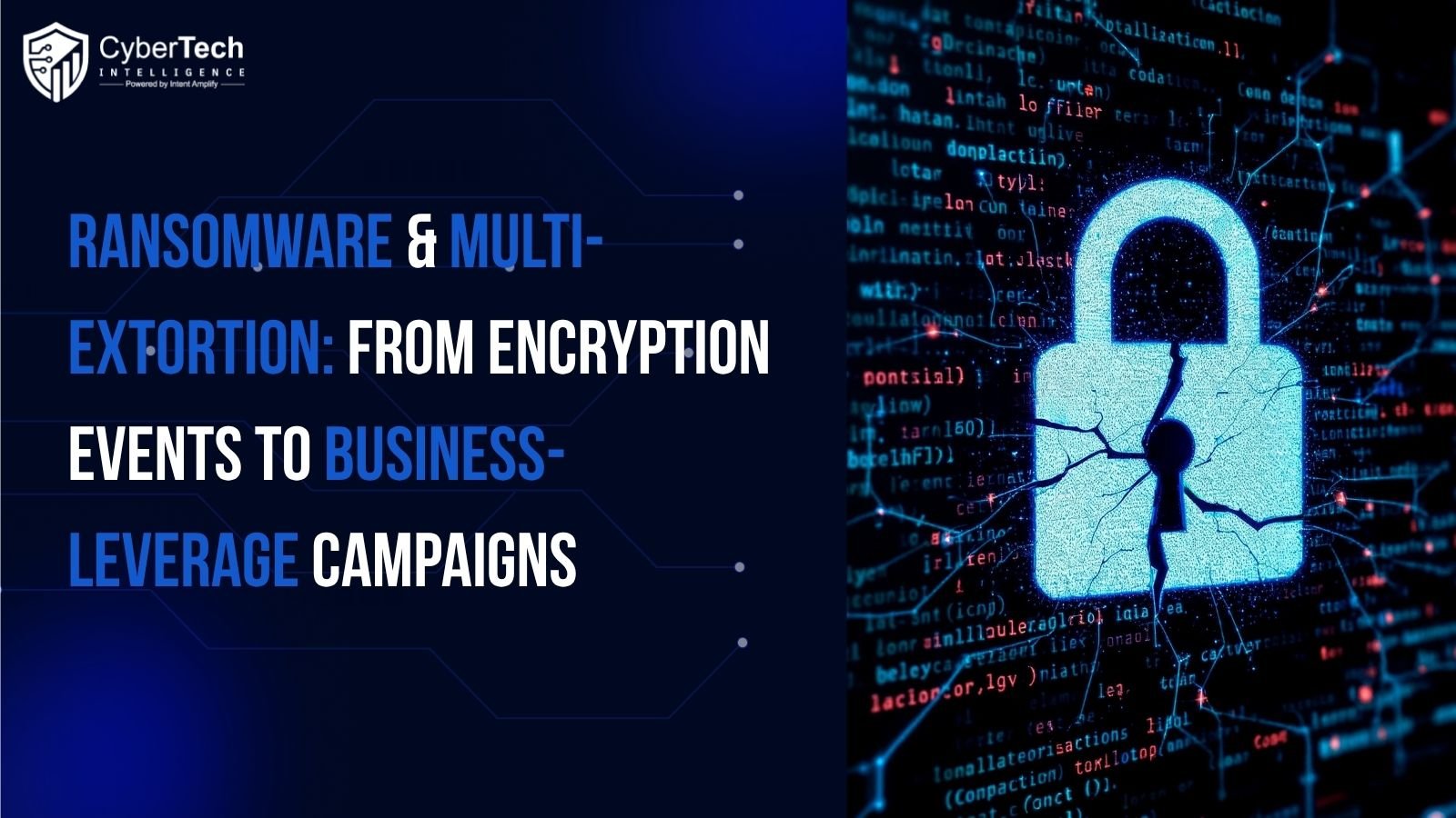 Ransomware & Multi-Extortion: From Encryption Events to Business-Leverage Campaigns