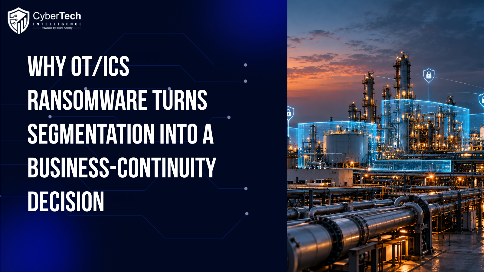 Why OT/ICS Ransomware Turns Segmentation into a Business-Continuity Decision