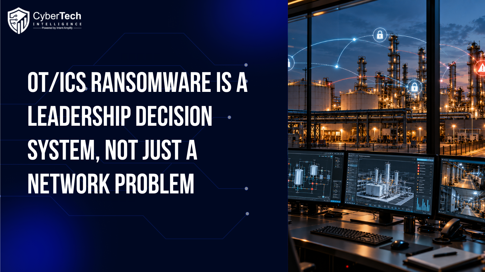 OT/ICS Ransomware Is a Leadership Decision System, Not Just a Network Problem